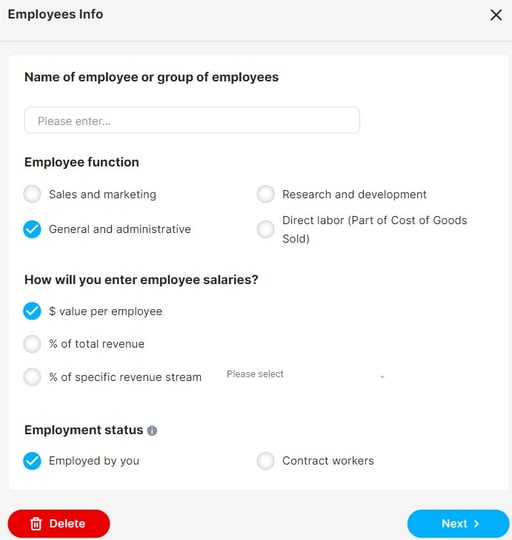 add employee-1