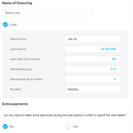 bank loan