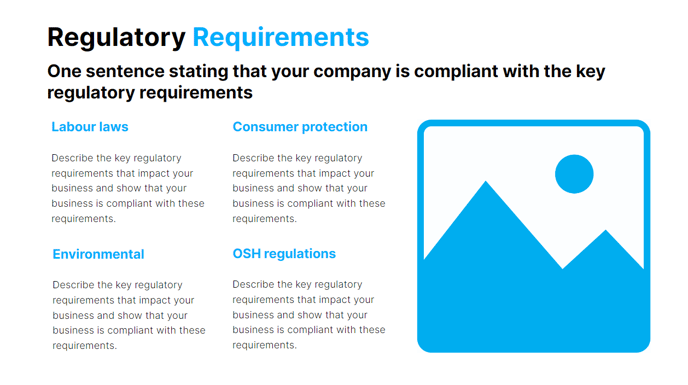 regulatory requirments